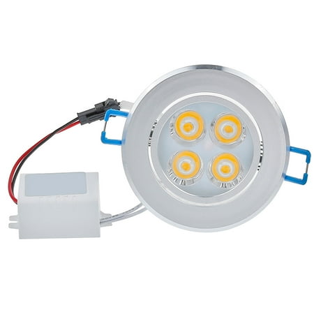 

Dimmable 4X1W Led Downlight Recessed Ceiling Lighting Fixture， Warm White，