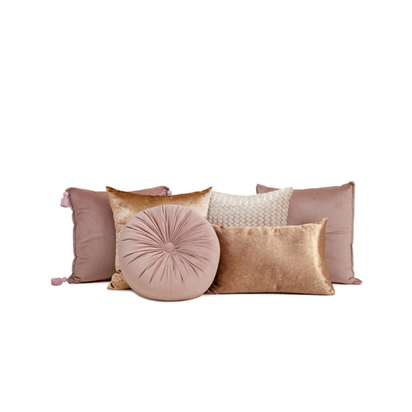 Set de Cojines Decorativos Antonela Set Rosa 6