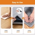 thumbnail image 5 of 16 Pcs Rug Tape,Anti Slip Rug Pads Grippers for Hardwood Floors and Tiles,No Residue,Reusable Carpet Tape for Area Rugs, Double-Sided Adhesive Rug Stickers, 5 of 7