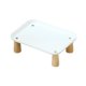 thumbnail image 2 of Soporte elevado para comedero de mascotas, soporte para cuenco de gato para comedero automático de mascotas, suministros para mascotas Blanco 24x17x8cm, 2 of 9