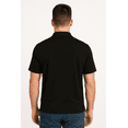 thumbnail image 3 of Expert Brand Men's DriMax™ Athletic Dry Fit Golf Polo, Black, XL, 3 of 7