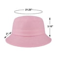 thumbnail image 3 of Toptie Classic Kids Cotton Bucket Hat Summer Outdoor UV Sun Protection Hat for Boys Girls-Sky Blue, 3 of 8