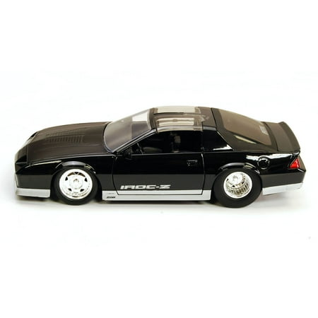 Chevy Camaro Muscle Car 1985 Chevy Camaro w/ Removable T-Top, Black/White - Jada Toys Bigtime Muscle 91444 - 1/24 scale Diecast Model Toy Car (Brand New, but NOT IN BOX) ()