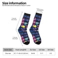 thumbnail image 2 of Pofeuu Sea Inhabitans and Herb Print Crew Socks, Adult Running Hiking Socks for Youth and Adult, 2 of 6