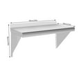 ZHOUJIA Stainless Steel 12" x 24" Kitchen Wall Shelf Restaurant