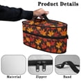 thumbnail image 5 of HELLHERO Protective Steam Iron Carrying Bag Maple Leaves Pattern with Handle Travel Steamer Bag Traveling Outing, Bag Only, 5 of 6