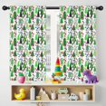 thumbnail image 5 of Blackout Kids Curtains,Multicolor Christmas Tree Pattern Childrens Insulated Curtains Set Of 2,Bedroom Essentials,Toddler Room Decor 42"x54", 5 of 5