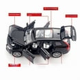 thumbnail image 6 of 1:32 VOLVO XC90 SUV Alloy Car Model Diecast Metal Model Sound & Light Pull Back Toy Collect Display Ornaments Children Toys, 6 of 10