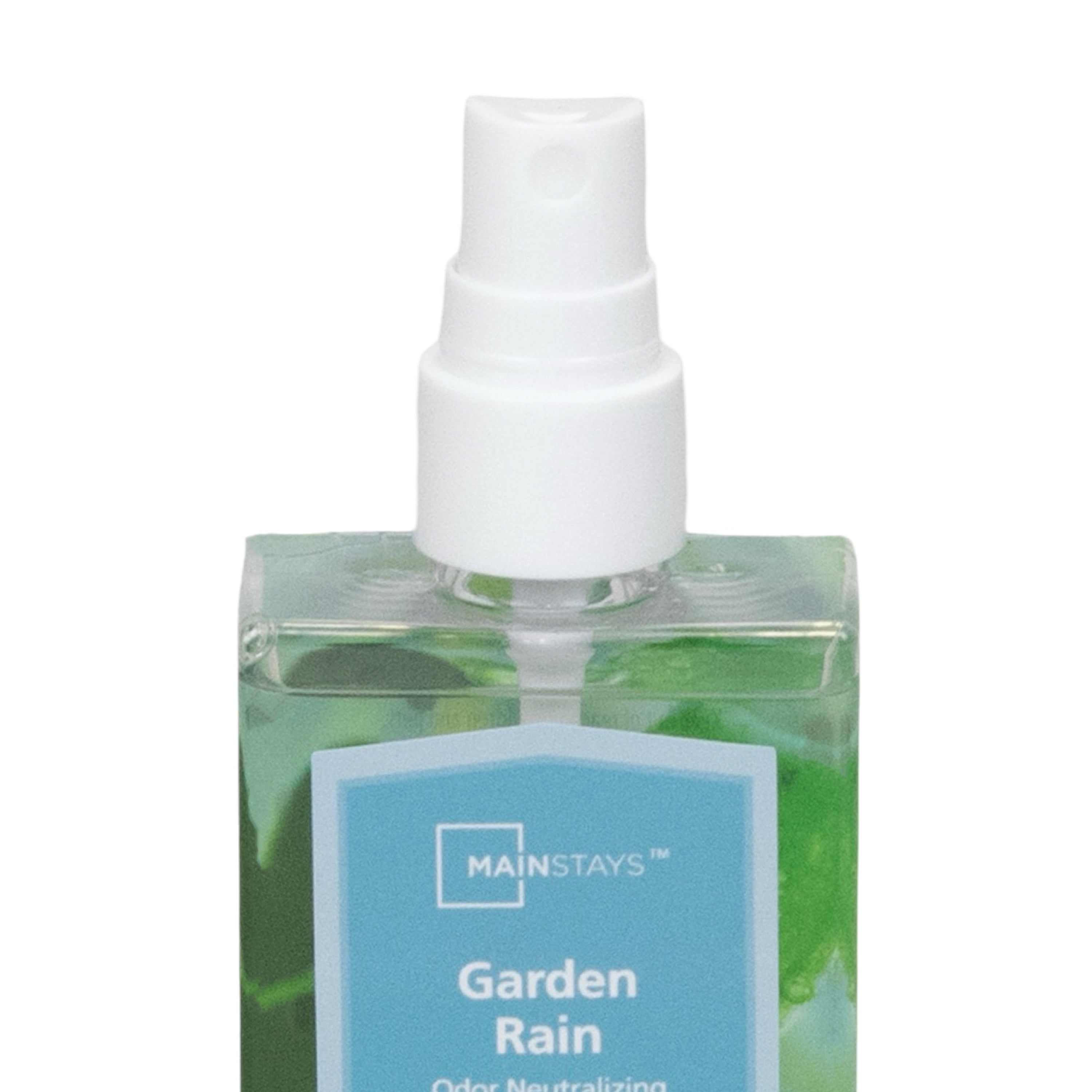 Mainstays Garden Rain Scented Room & Linen Spray 3.4 fl oz (100mL).
