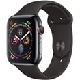 thumbnail image 1 of Pre-Owned Used Apple Watch Series 4 ,44mm, Black Stainless Steel, Cellular, 1 of 1