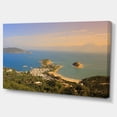 thumbnail image 2 of Route de Randonnée Tropicale Verte - Art Mural du Bord de Mer sur Toile, 2 of 3