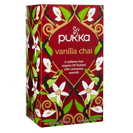 Herbs Organic Herbal Teas from England Herbal Spiced Chai - Cinnamon & Sweet Vanilla Chai Tea - 20 ea,, Our best formula yet By