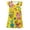 Yellow, variant on Gzbliryd Easter Summer Dresses Bunny Print One-Piece Dress Rabbit Skirt Easter Outfit Girl Clothes for Little Girl Summer Causal Tutu Skirts (Light Blue,6-7 Years)