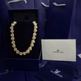 thumbnail image 2 of COLLAR SWAROVSKI TENIS DORADO ORO CORAZONES BLANCOS ARIANA GRANDE CRISTALES MUJER + KIT DE REGALO, 2 of 6