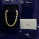 thumbnail image 2 of COLLAR SWAROVSKI TENIS DORADO ORO CORAZONES BLANCOS ARIANA GRANDE CRISTALES MUJER + KIT DE REGALO, 2 of 6