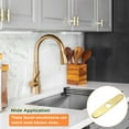 thumbnail image 5 of 10 Inch Sink Hole Cover, Deck Plate Escutcheon for 1 or 3 Hole Kitchen Faucet, Tap Hole Cover Brushed Gold, 5 of 5