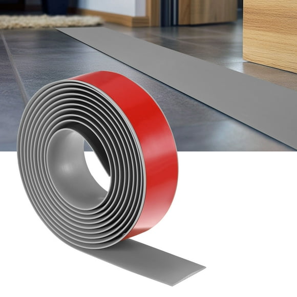Floor Transition Strip Self Adhesive, 10FTx1.97Inch Door Transition Strip for Gaps/Carpet [Grey]