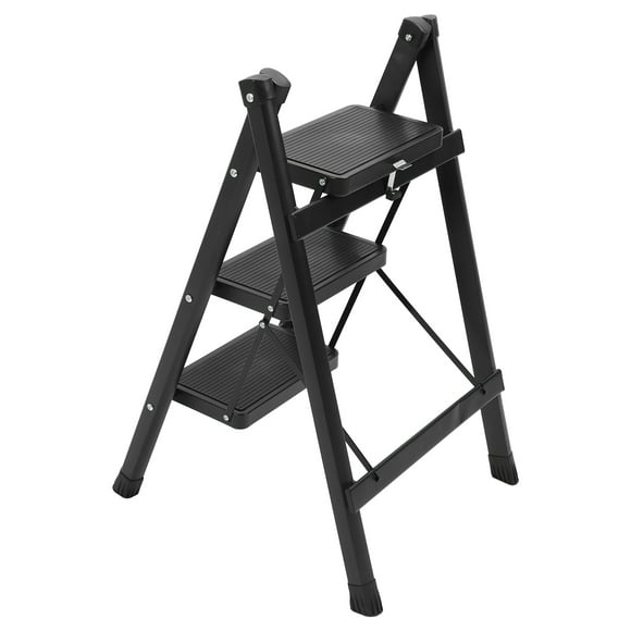Closet Step Stool Ladder, 3 Step Ladder Sturdy for Home