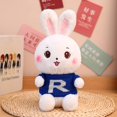 thumbnail image 1 of Cute / Soft/ Cartoon/ Rabbit Plush Toy/ Little White Rabbit Doll In Sweater/ Children's Birthday Gift/ Christmas Giftblue40cm Deng Xun unisex, 1 of 2