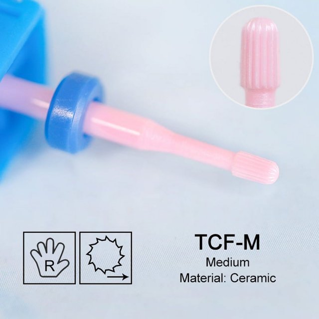 Brocas de carburo de cerámica rosa para uñas, fresa, removedor de Gel, máquina eléctrica, pulido, pelado, herramientas de archivo, accesorio de manicura