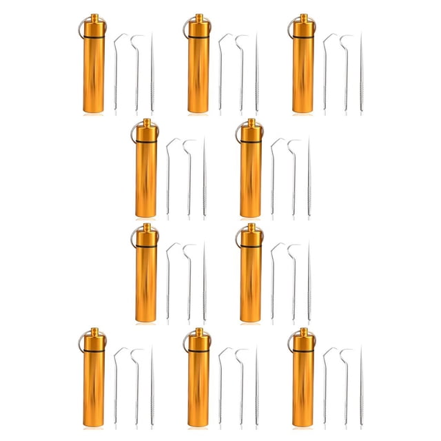 Toystoory 3 piezas de palillos de con soporte Mini bolsillo Adultos Personas mayores Herramientas para el cuidado de los Contenedores de Oro 10piezas Toystoory CBP039296