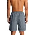 thumbnail image 6 of Men's Athletic Work Shorts, Nylon Quick Dry Joggers, Elastic Waist Drawstring Straight Leg, Lightweight Breathable Cargo Pockets for Gym Workout Running Hiking, Outdoor Summer, 6 of 9