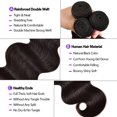 thumbnail image 2 of Paquetes de cabello con cierre feiyunpanda Body Wave 3 paquetes, 2 of 6