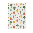thumbnail image 6 of Yayeee Garden Flag 28" x 40" Double Sided Outdoor Yard Lawn Holiday Decorations, Green Cute Vegetables, 6 of 6