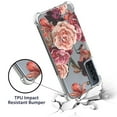 thumbnail image 6 of CoverON Phone Design For Samsung Galaxy S21 FE Case, Clear Flexible Soft Rubber Slim TPU Cover, Purple Flower, 6 of 8