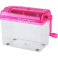 thumbnail image 1 of Destructeur Manuel, Mini Destructeur Manuel Portable A6 pour Coupe de Papier, Adapté au Bureau, à la Maison et à l'École (Rose), 1 of 5