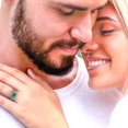 thumbnail image 5 of 0.45 ct Brilliant Round Cut Emerald 14k White Gold Solitaire with Accents Engagement Bridal Wedding Ring Band Set size 5, 5 of 7