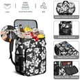 thumbnail image 5 of Travel Cooler Bag - Pioneer Flower Floral Print Pattern Camping Beer Cooler Backpack with Bottle Opener- Waterproof Insulated Picnic Backpacks - Cooler Bag for Beach, 5 of 6