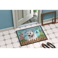 thumbnail image 2 of Carolines Treasures CK1263MAT Westie Spring Door Mat Indoor Rug or Outdoor Welcome Mat 18x27 Doormat  27"L x 18"W, 2 of 4