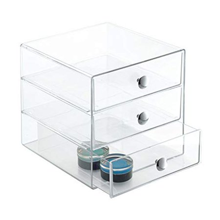 Interdesign 84697 3 Drawer Vanity Organizer Clear Walmart Canada