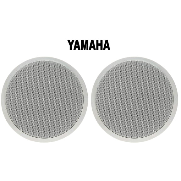 Pair of Yamaha NSIW360C 2-Way In-Ceiling Speaker System, White (2 Speakers) Bundle