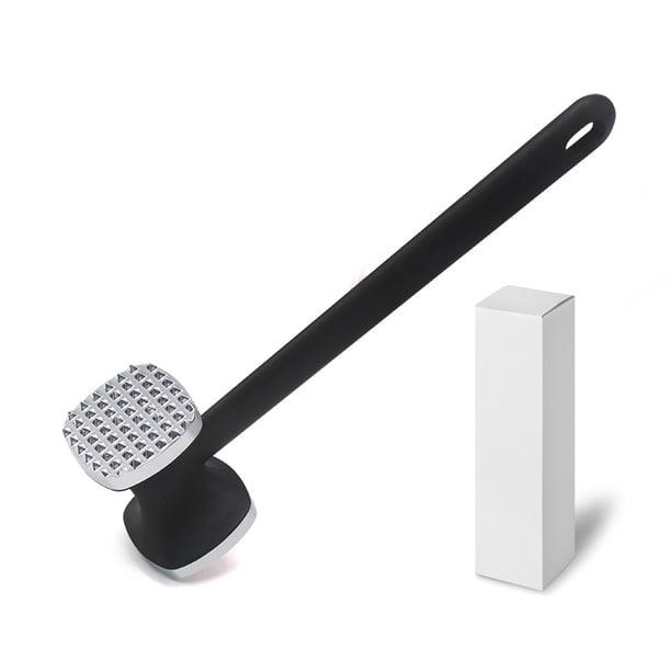 Utensilio de cocina para carne de pino y filete frito, martillo de acero inoxidable para carne tierna, martillo para carne de res de doble cara