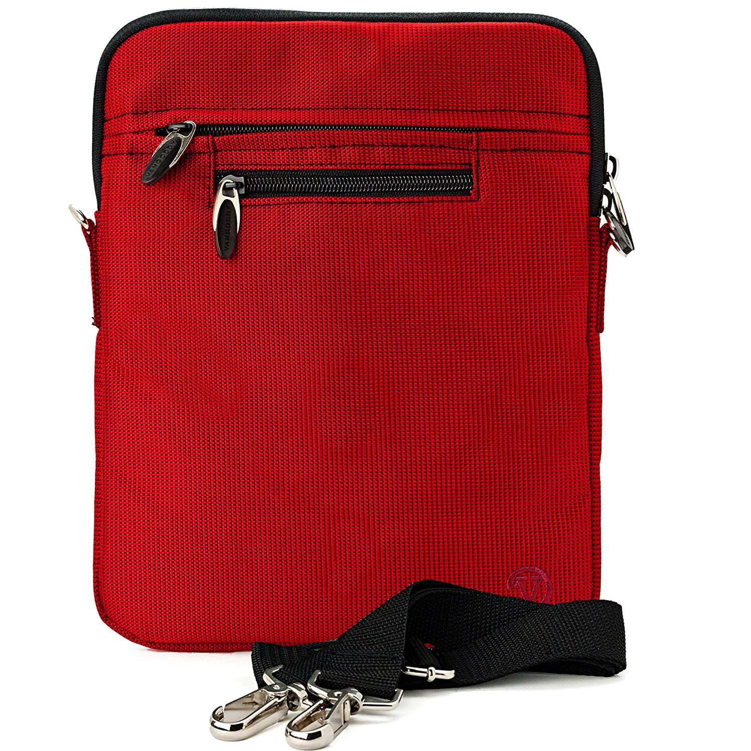 Vangoddy VanGoddy Slim Red Cross Body Tablet Carrying Case Bag for