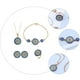 thumbnail image 3 of BRIGHTFUFU 1 set de aretes de collar kit de pulsera de anillo redondo juego de joyas de ojo azul turco, 3 of 8