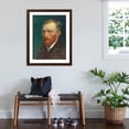 thumbnail image 3 of Art.com Self-Portrait Art Print by Vincent van Gogh, Brown Frame Wall Art, 32" x 40", 3 of 5