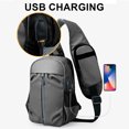 thumbnail image 3 of Bolso de hombro para hombre de tela Oxford de gran capacidad para viajes al aire libre, 3 of 5