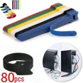 thumbnail image 2 of Attache Auto-Adhésive 15cm Réutilisable en Nylon pour Gestion des Câbles, Vert 20 Pcs, 2 of 6