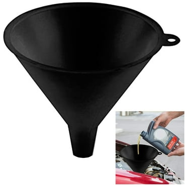 1x 8" Jumbo Plastic Funnel Tool Kitchen Garage Garden Engine Large Heavy Duty