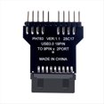 thumbnail image 1 of Motherboard USB3.0 19PIN to 2-Port USB2.0 9PIN Converter Adapter for Water Cooling RGB Light Fan Speed Measurement, 1 of 6
