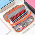 thumbnail image 6 of Large Capacity Pencil Case (Three-Layer Organizer), Three Compartments Organize Supplies Logically, Pencil Case Big Capacity Storage Bag Pen Pouch Holder Large Storage Academic Gear(#A), By Meiiso, 6 of 8