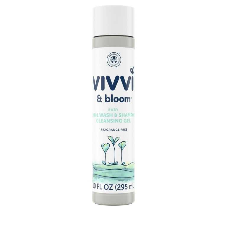 Vivvi & Bloom Gentle 2-in-1 Tear Free Baby Wash and Shampoo