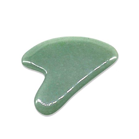 Jade Gua Sha Massage Tools Facial Tool 100% Natural Green Gua Sha Anti Aging Facial Skin SPA for Rejuvenate Skin Anti-wrinkle Anti Aging