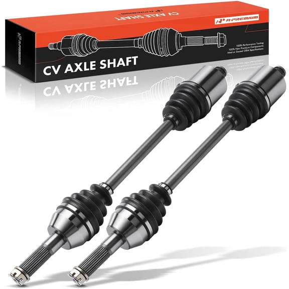 A-Premium Pair (2) Rear CV Axle Shaft Assembly Compatible with Polaris Ranger 400/500/800, Ranger Crew 500, Ranger EV, Driver and Passenger Side, Replace# 1332692