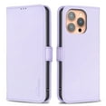 thumbnail image 2 of Wallet Case for iPhone 15 Pro Max, Magnetic PU Leather Kickstand Flip Cover with 3 Card Slots Holder TPU Shockproof Interior Folio Phone Case Compatible for iPhone 15 Pro Max, Purple, 2 of 11