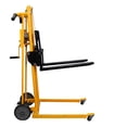 thumbnail image 7 of 500lbs Hydraulic Material Lift Winch Stacker 41.4" Max Lift Height, Manual Pallet Truck Dolly with Foot Brake, 7 of 7