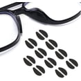 thumbnail image 1 of Eyeglasses Nose Pads, Anti-Slip Glasses Adhesive Silicone Nose pads for Eyeglass Glasses Sunglasses,10 Pairs (Black,1.0mm), 1 of 5